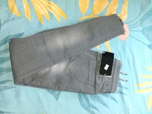 Girls' Charcoal Wash Jeans