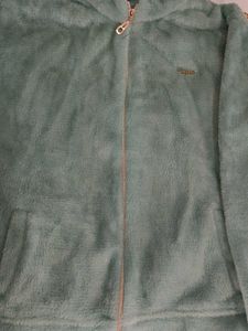 Fuzzy Green Jacket