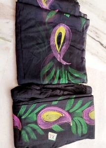 Hand Painted Leggings with Dupatta