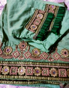 Full Heavy Work Party Wear Saree