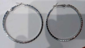 Silver Hoop Earrings