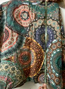 A Multicolour Top, With Full Sleeves