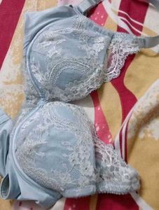 Light Blue Lace Bra