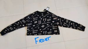 Women's Disney Print crop Sweatshirt