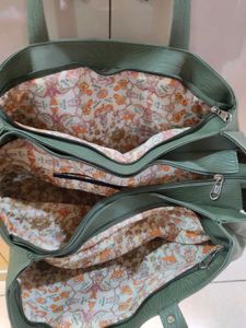 Stylish Green Tote Bag