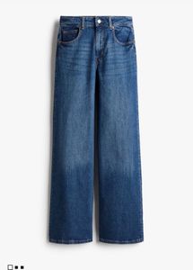 Classic Blue Denim wide leg Jeans