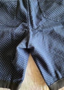 Navy Polka Dot Pants