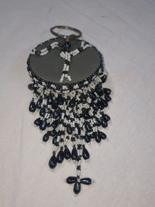 Beaded Bag Charm/Key Chain