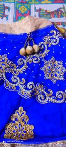 blue lehenga choli