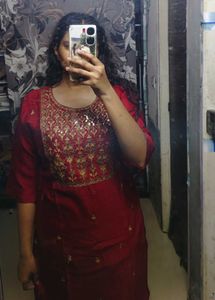 Elegant Embroidered Kurta Set