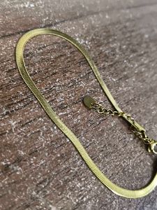 Elegant Gold Snake Chain Anklet