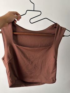 SHEIN Square Neck Sleeveless Top