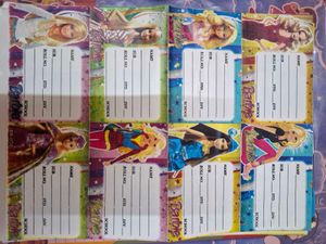 Barbie Name Labels for School