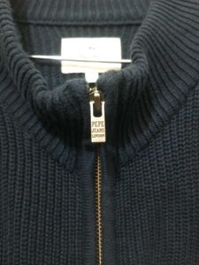 Men's Navy Blue Zip-Up Jacket