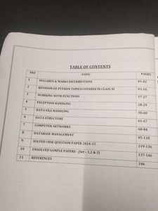 Class XII Computer Science Support Material