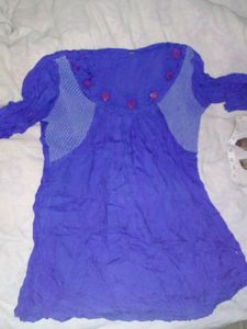 Navy Blue Top For Girls And Women's