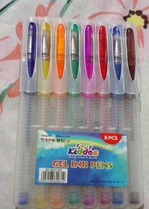 Smily Kiddo Gel Ink Pens - 8 Colors