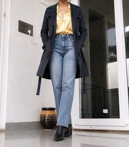 Navy Trench Coat