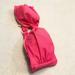 Victoria’s Secret Bikini Top Pink Bandeau Stripe