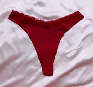 Red Macrame Bikini Top
