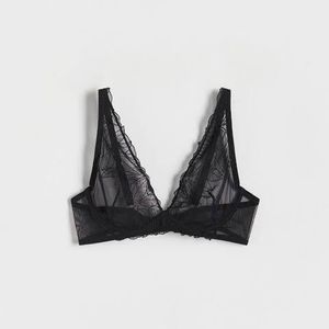 Sheer Bralette - Black
