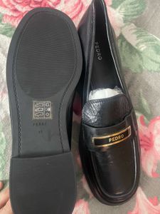 Pedro Black Leather Loafers