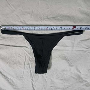 Black Ribbed ⚛️Thong Underwear