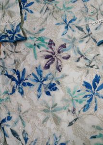 white suit salwar with dupatta