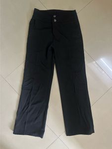 Stylish Black High-Waisted Pants
