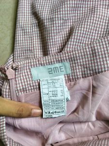 Gingham Pattern Skirt from korea