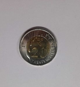 Indian 20 Rupee Coin