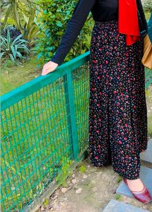 Long Printed Skirt