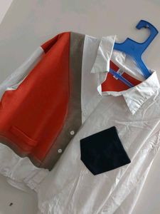 Colorblock Button-Down Loosefit Shirt