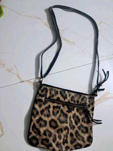 Leopard Print Crossbody Bag