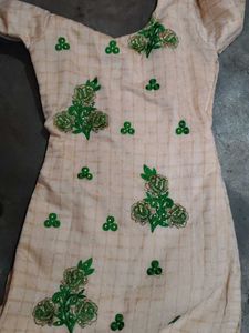 Designer embroidery heavy work Kurti set