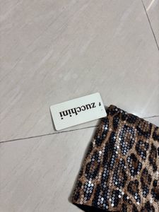 animal print shorts party wear