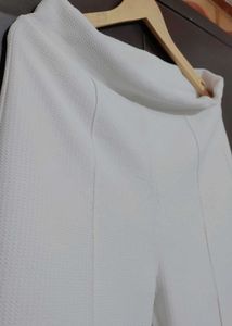 White Trouser Pant For Girl Or Women 32 Waist