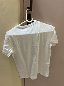 White T-Shirt with Cute Ganesha Print