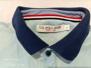 Men's Light Blue Polo T-Shirt