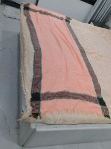 Light Pink Dupatta shawp with Border