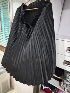 Pleated Black Skirt