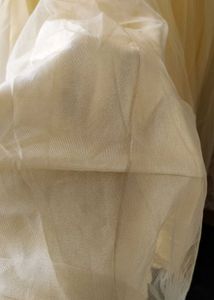 Elegant Gold &amp; Cream Gown