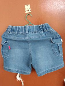 girls Shorts - Denim &amp; Blue