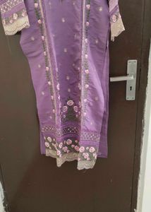 Premium Embroidery Straight Suit