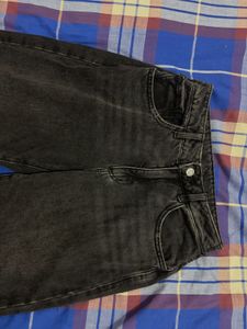 charcoal wide leg jeans