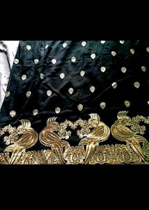 Elegant Black gota zari Saree
