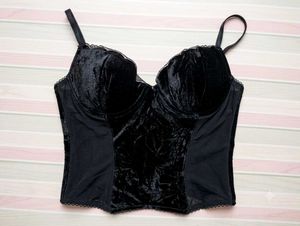 Velvet Bustier Corset Top
