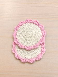 Set of 6 Hand Crocheted Coasters