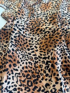 Leopard Print Tie-Neck Top
