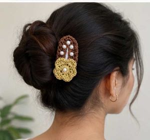 Handmade Crochet Hair Clips